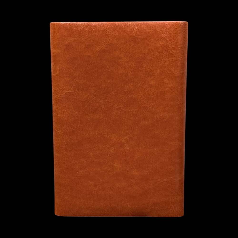 A5 Tree of Life Embossed Light Brown PU Leather Refillable 6-Ring Binder Journal - Picture 4 of 5